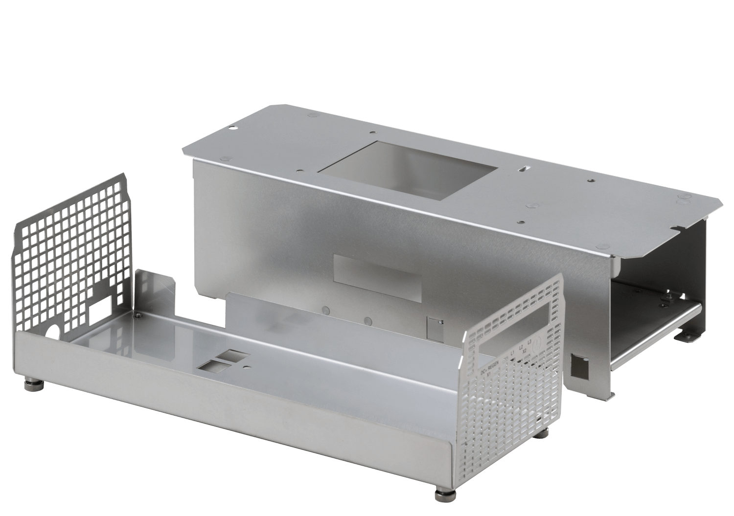 Custom sheet metal fabrication controller enclosure