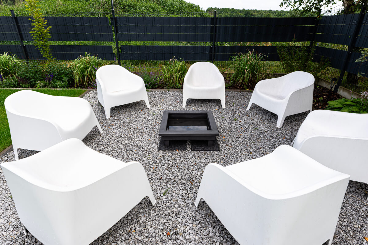 What are common issues with plastic outdoor furniture?
