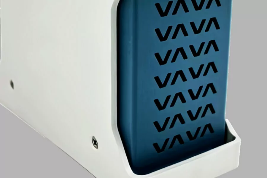 Sheet metal fabrication case controller enclosures- side view