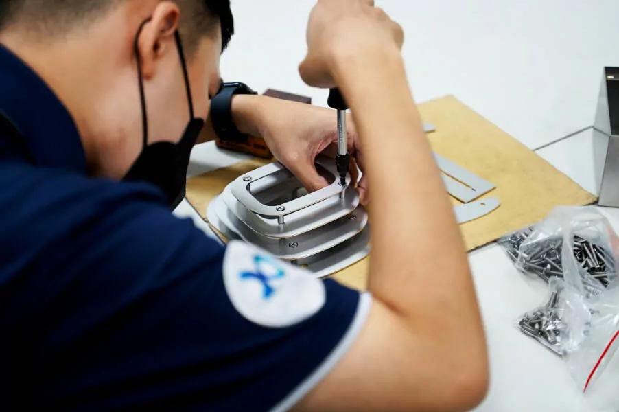 Sheet metal fabrication Table Top Torch Assembly
