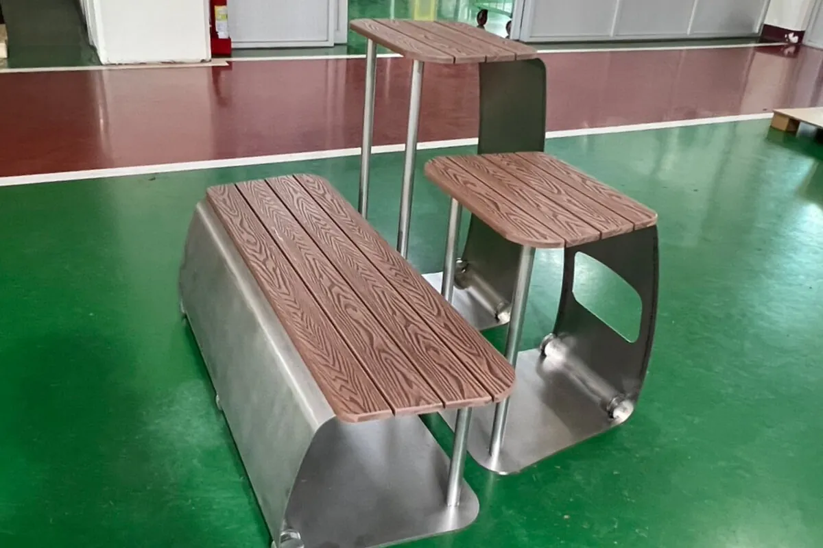 A case study in outdoor furniture design and sheet metal fabrication