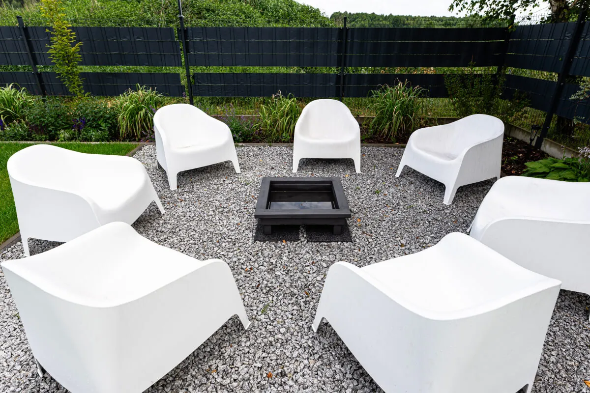 What are common issues with plastic outdoor furniture?