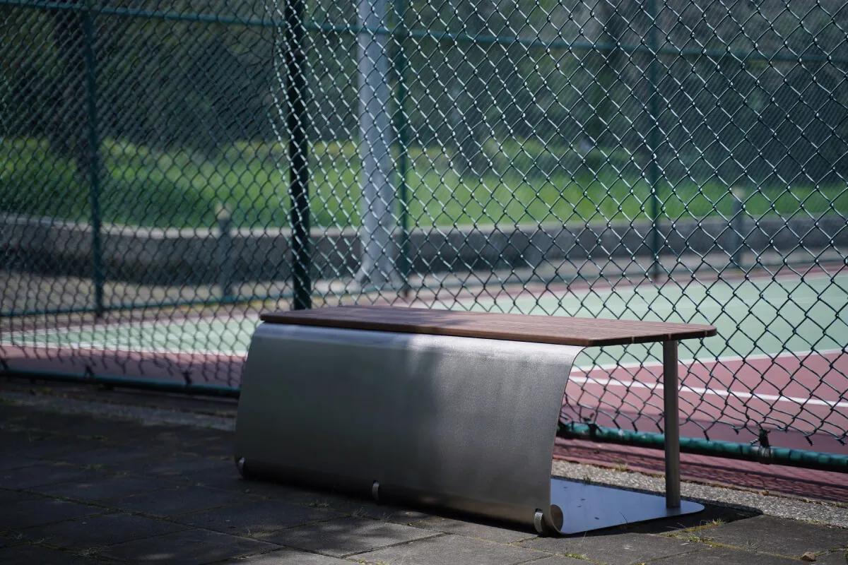 What does well designed sheet metal outdoor furniture look like?