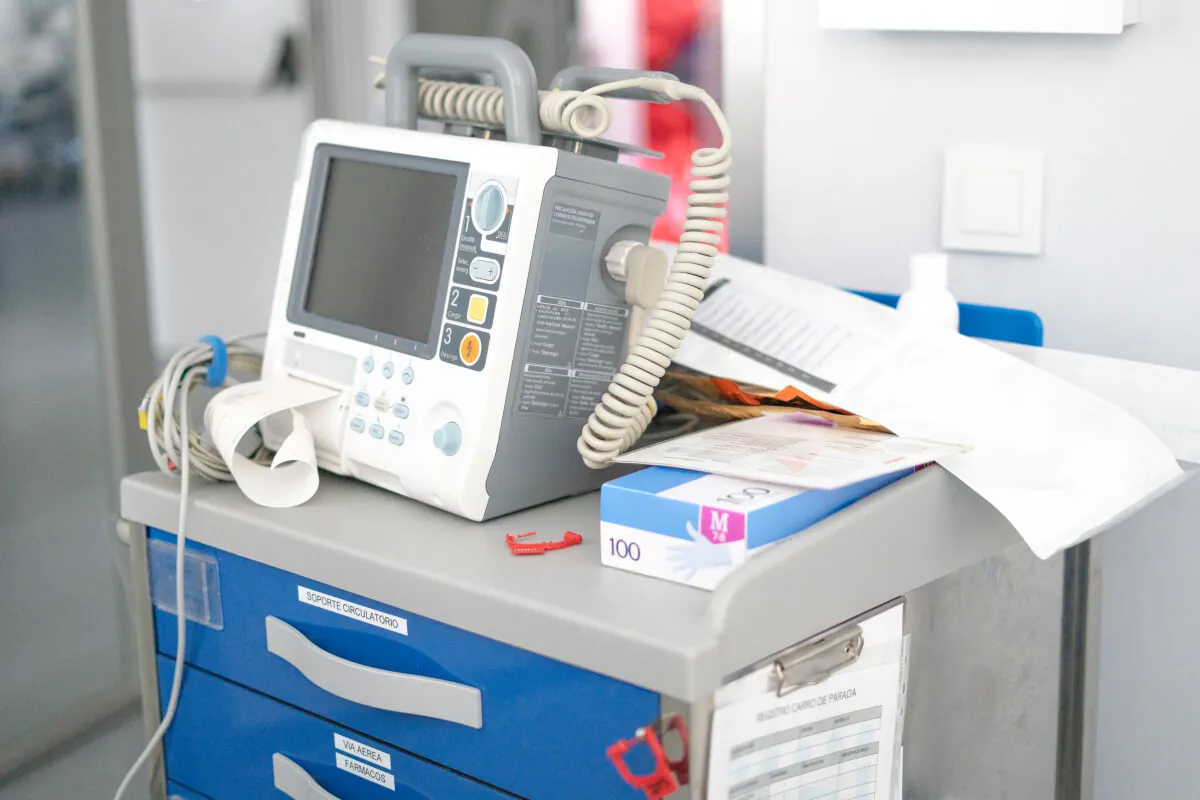 Sheet metal medical carts & trolleys for portable medical equipment