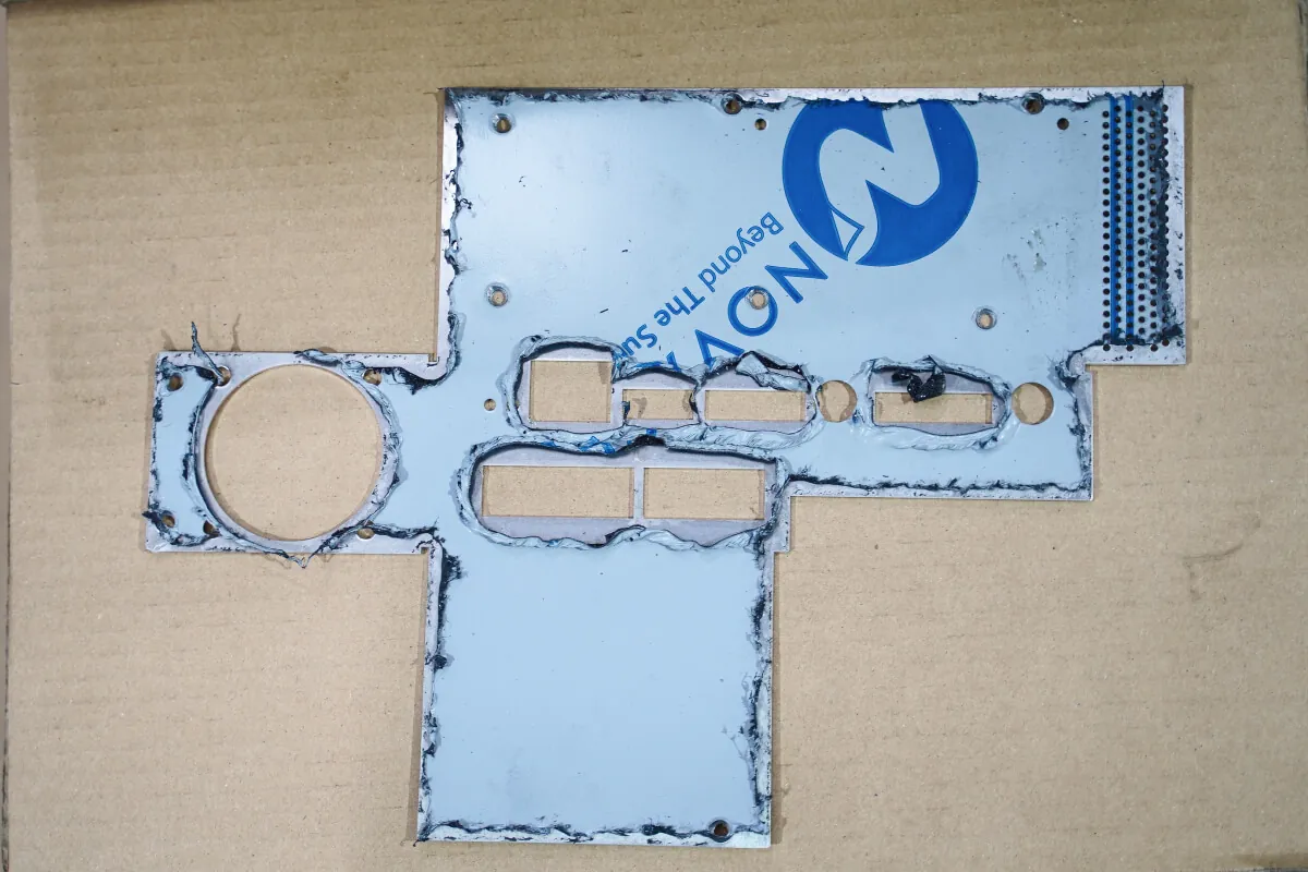 Precision cutting of the sheet metal blank is essential