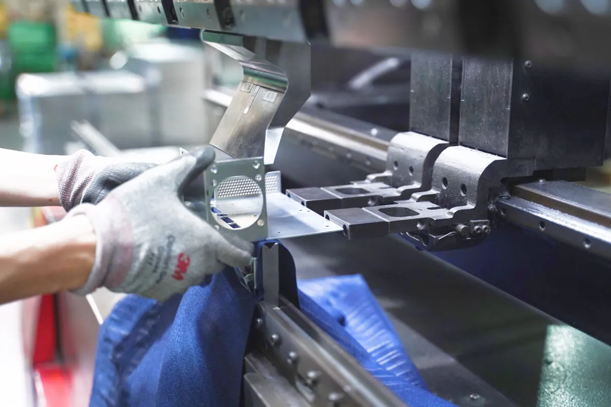 Computerised metal folding includes important spring back calculations